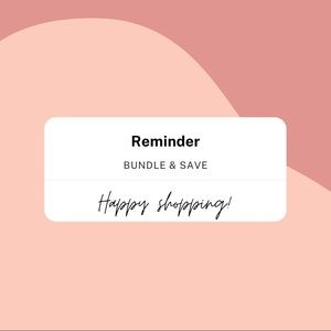 Bundle & save 🤍